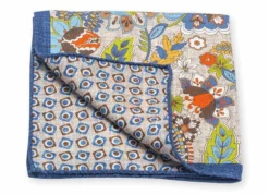 R. Hanauer Natural Paisley & Geometric Pocket Square Accessories