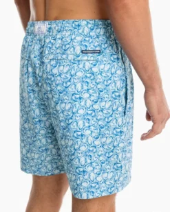 Southern Tide Oysterfest Swim Trunk (Ocean Teal)