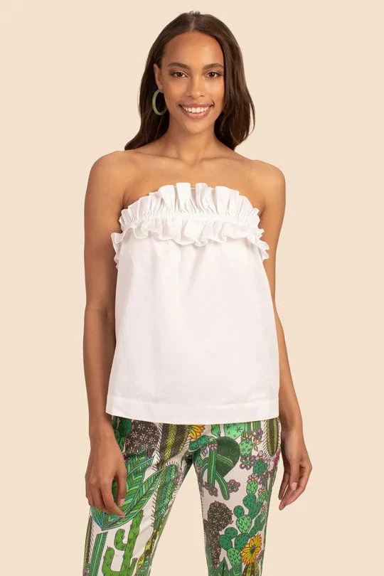 Trina Turk Prosper Top (White) 3 Trina Turk Prosper Top (White)