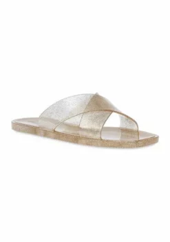 Steve Madden Shoes Horizon Sandal (Gold Glitter)