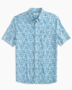 Southern Tide Oysterfest Sportshirt (Ocean Teal)