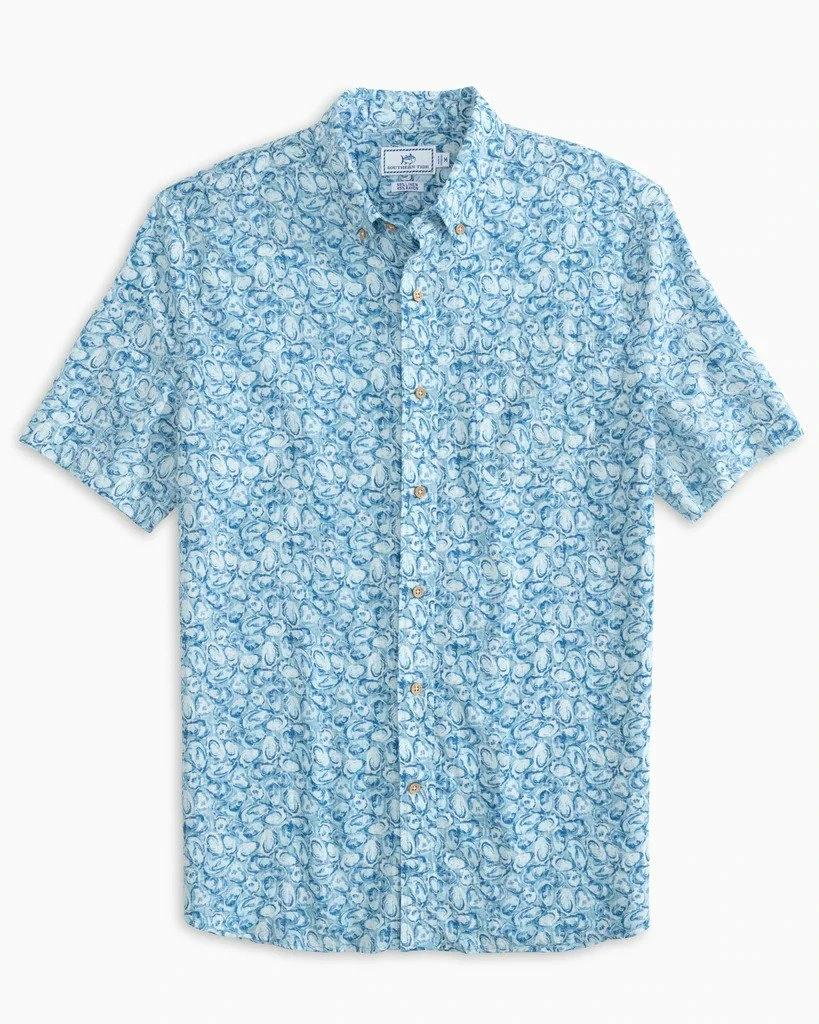 Southern Tide Oysterfest Sportshirt (Ocean Teal) 4 Southern Tide Oysterfest Sportshirt (Ocean Teal)