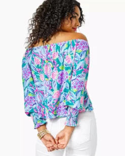Lilly Pulitzer Lana Top (Turtle Wave) 9 Lilly Pulitzer Lana Top (Turtle Wave)