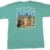 Peach State Pride Tops Georgia Montage Short Sleeve Tee (Seafoam)