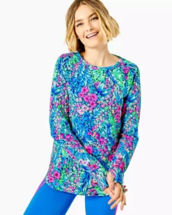 Lilly Pulitzer Blythe Pullover (Multi Tiny Garden)