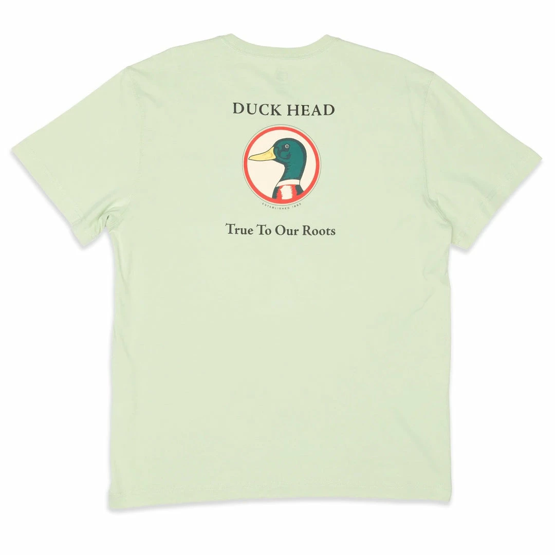 Duckhead True To Our Roots Short Sleeve T-Shirt (Washed Green) Tops 3 Duckhead True To Our Roots Short Sleeve T-Shirt (Washed Green) Tops