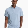 Southern Tide Sawgrass Stripe Perf Polo (Blue Ridge) Tops 2 Southern Tide Sawgrass Stripe Perf Polo (Blue Ridge) Tops