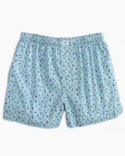 Southern Tide Set The Bar High Boxer (Aquamarine) Bottoms