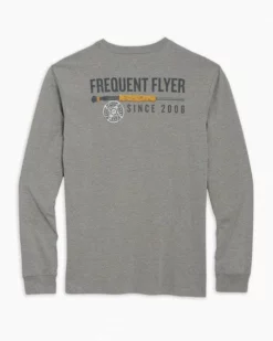 Southern Tide Frequent Flyer Heather Tee (Heather Grey) Tops