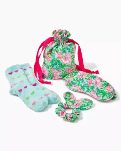 Lilly Pulitzer Snuggle In Pouch Set (Fruity Flamingo)
