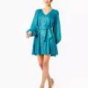 Lilly Pulitzer Kalianna Dress (Valencia Teal) Dresses