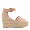 Marc Fisher Alida Espadrille Wedge Sandal (Light Pink Suede)