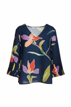 Crosby By Mollie Burch Laura Top (Blue Lily) Tops