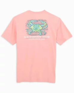 Southern Tide Feeling Crabby Tee (Quartz Pink)