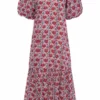 Anna Cate Dresses Myers Maxi Dress (Red/Blue Floral)
