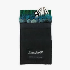 Brackish Gaboon Pocket Square (Peacock, Pheasant)