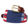 Smathers & Branson Georgia State Flag Belt (Classic Navy) Accessories