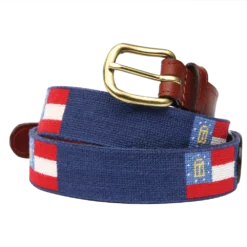 Smathers & Branson Georgia State Flag Belt (Classic Navy) Accessories