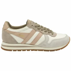 Gola Daytona Chute Sneakers (Off White/Feather Grey/Pearl Pink) Shoes