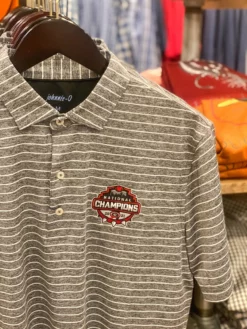 Johnnie-O Newton Polo (Black UGA CFB)