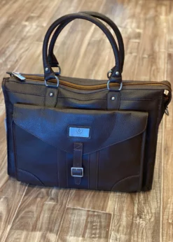 Martin Dingman Martingale Brief Case (Dark Brown)