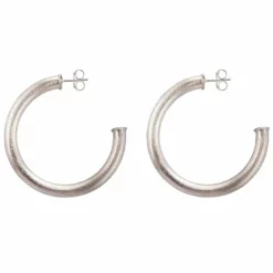 Sheila Fajl Jewelry Arlene Hoop (Silver)