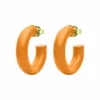 Sheila Fajl Small Chantal Hoop (Orange) 1 Sheila Fajl Small Chantal Hoop (Orange)