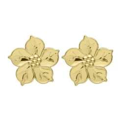 Sheila Fajl Flor Flower Stud (Polished Gold)