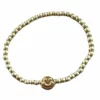 Sheila Fajl Merry Go Round Elastic Bracelet (Gold) Jewelry