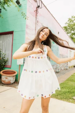 Queen Of Sparkles Rainbow Grommet Dress