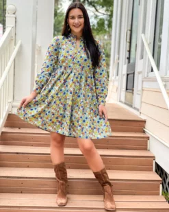 Olivia James The Label Dresses Waverly Dress (Liberty Dusk)