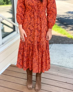 Olivia James The Label Lydia Dress (Harvest Stems) Dresses 10 Olivia James The Label Lydia Dress (Harvest Stems) Dresses