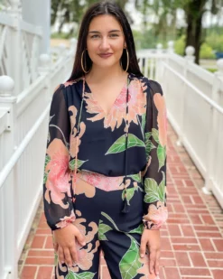 Trina Turk Watson Top (Multi Black) Tops