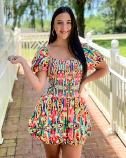 Queen Of Sparkles Groovy Bubble Dress