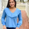 S'edge Presley Sweatshirt (Blue Ribbon) Tops