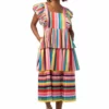 Crosby By Mollie Burch Frida Dress (Boardwalk Stripe)