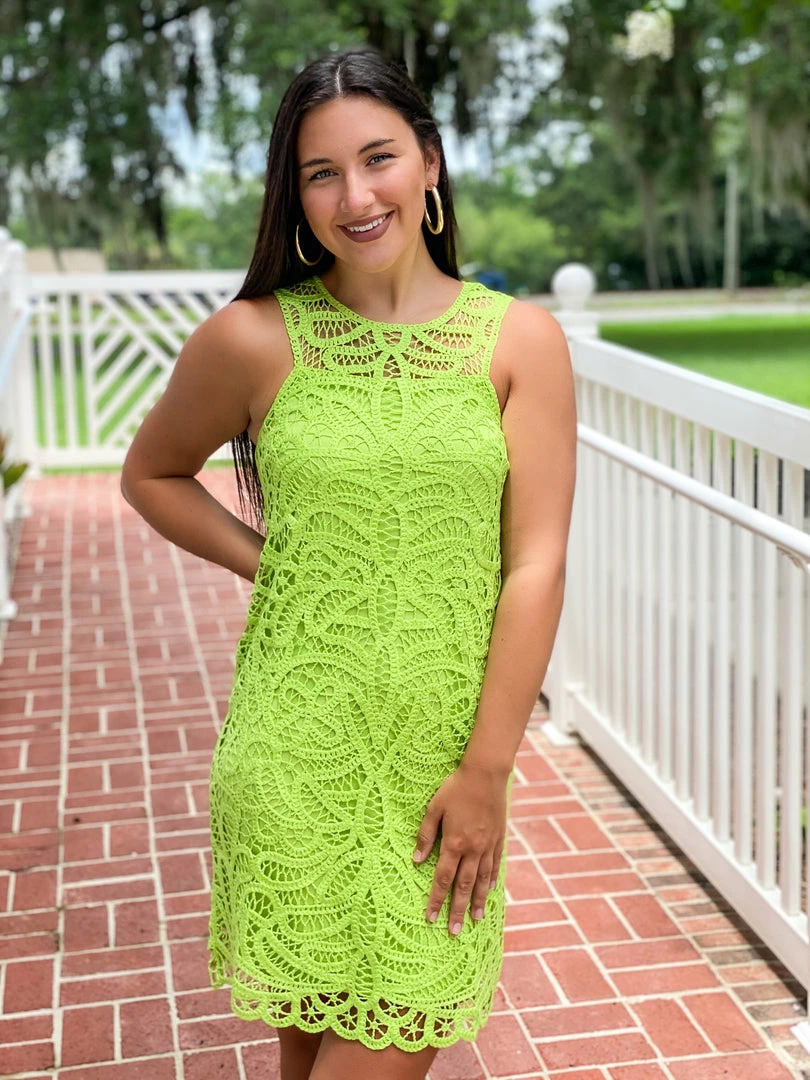 Lilly Pulitzer Siesta Shift Dress (Matcha Green) 3 Lilly Pulitzer Siesta Shift Dress (Matcha Green)