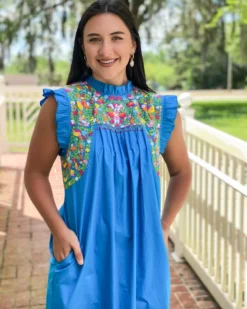 Ivy Jane Maria Midi (Blue) Dresses