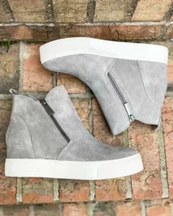 J Slides Sky Sneaker Waterpoof (Grey Suede) Shoes