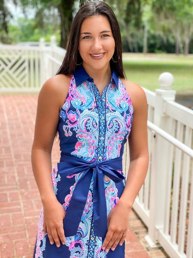 Lilly Pulitzer Novah Stretch Midi Dress (Shaka Shaka Shake) Dresses 4 Lilly Pulitzer Novah Stretch Midi Dress (Shaka Shaka Shake) Dresses