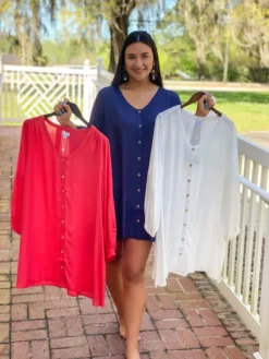 Mudpie Swim Vienna Cover-Up (Coral)