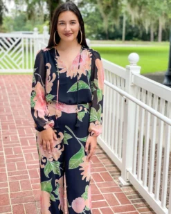 Trina Turk Watson Top (Multi Black) Tops