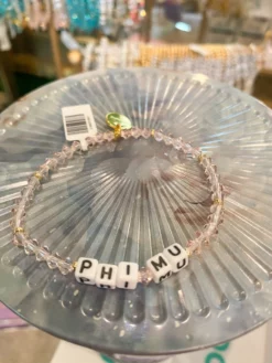 Little Words Project Custom Crystal Vintage Rose (Phi Mu) Jewelry