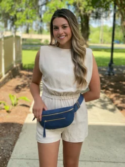 Amanda Uprichard Dresses Kent Romper (Bone)