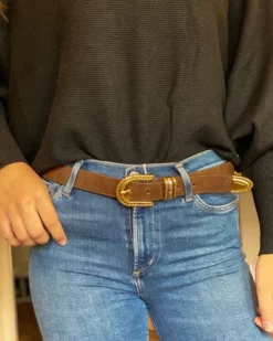 Only Options Accessories Antique Gold Multi Belt