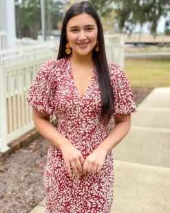 Fresha London Grace Dress (Blood Animal)