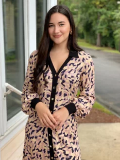 Fresha London Mercedes Dress (Brush Animal)