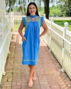 Ivy Jane Maria Midi (Blue) Dresses