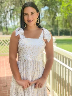 Emily Mccarthy Dresses Bow Midi (Starry Night)