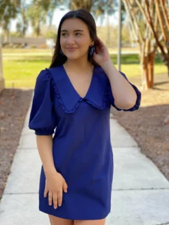 Amanda Uprichard Farrow Dress (Navy) Dresses